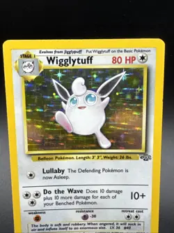 1999 Pokemon TCG Wigglytuff Jungle Set 16/64 WotC Holo Rare - Image 2