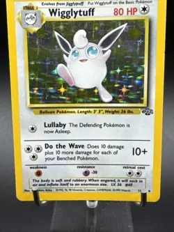1999 Pokemon TCG Wigglytuff Jungle Set 16/64 WotC Holo Rare - Image 3