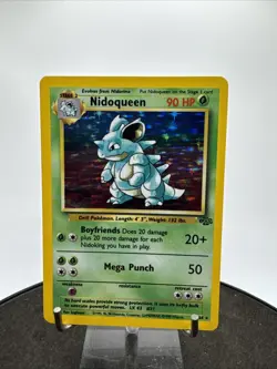 Nidoqueen Jungle 7/64 Holo Rare Pokemon TCG Vintage LP NM - Image 1