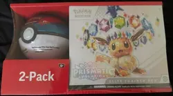 Pokemon TCG Prismatic Evolution ETB - Pokeball Tin 2 pack - Image 1