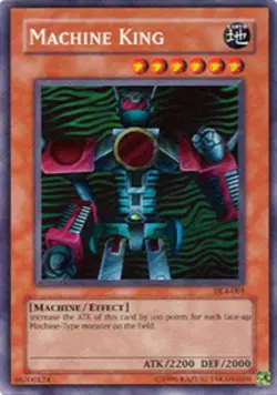 Yugioh! MP Machine King - DL4-001 - Super Rare - Limited Edition Moderately Play - Image 1