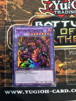 Yu-Gi-Oh Meteor B. Dragon SBLS-EN013 Speed Duel Super Rare 1st Edition NM - Image 1