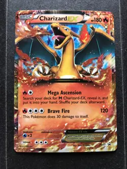 Pokemon Promo Holo Card XY17 Charizard Ex - Image 1