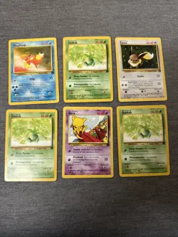 Pokemon Cards Lot Of 6 Team Rocket Unlimited Non Holo Bundle - Image 1