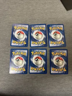 Pokemon Cards Lot Of 6 Team Rocket Unlimited Non Holo Bundle - Image 2