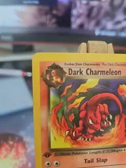 Pokemon Dark Charmeleon TCG Card 32/82 1st Edition Clean! Rocket Set - Image 2