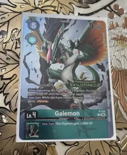 Digimon Card Game Galemon P-132 Promo Evolution Cup Foil - Image 1