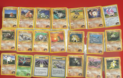 Pokemon Gym Heroes / Gym Challenge Brock Card Lot of 21 NM trading cards RARE - Image 1