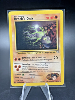Pokemon Gym Heroes / Gym Challenge Brock Card Lot of 21 NM trading cards RARE - Image 2