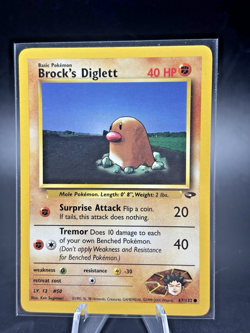Pokemon Gym Heroes / Gym Challenge Brock Card Lot of 21 NM trading cards RARE - Image 5