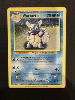 Wartortle CLB 002/034 Classic Collection Holo Pokemon TCG Card - Image 1