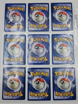 Lot of 9 Basic Pokemon Cards - 1999 - 2000 NM - Image 2