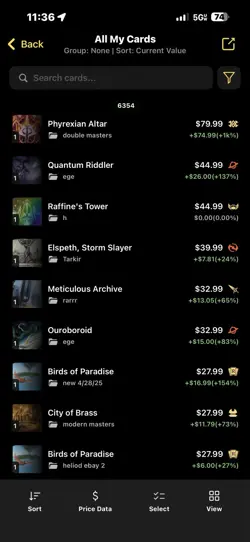 Magic The Gathering Rare Collection 20 Full Binders Over 10,000 Cards - Image 2