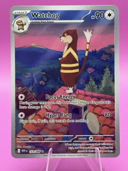 Watchdog Illustration Rare Card 153/086 Sv: White Flare Near Mint Pokemon TCG - Image 1