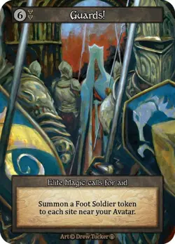 Sorcery: Contested Realm Guards! Elite Regular NM Arthurian Legends - Image 1