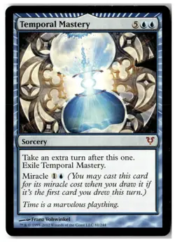 MTG Temporal Mastery - Avacyn Restored Moderately Played English - Image 1