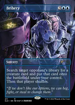 MTG Bribery - Foil - Borderless, Secret Lair Drop Series, Near Mint, English - Image 1