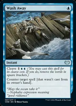 WASH AWAY x4 ~mtg NM-M Innistrad: Crimson Vow 4 Unc - Image 1