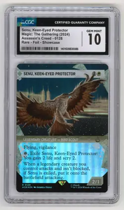 Senu Keen-Eyed Protector Showcase Universes Beyond Assassin's Creed CGC 10 - Image 1