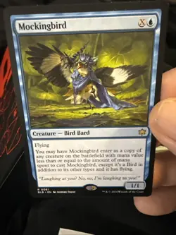 Mockingbird Bloomburrow MtG R 0061 Creature LP 190- - Image 2