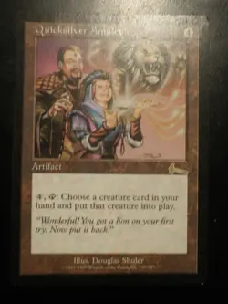 mtg magic Quicksilver Amulet urza's legacy ENGLISH Amulette de vif-argent d'urza - Image 1