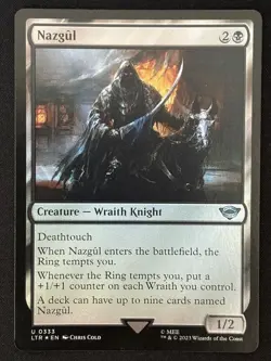 1x MTG Nazgul (0333, Foil) - Universes Beyond: The Lord of the Rings (LTR) - Image 1