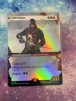 Arno Dorian Showcase Art Foil Rare, Assassin's Creed #139, MTG Magic - Image 1