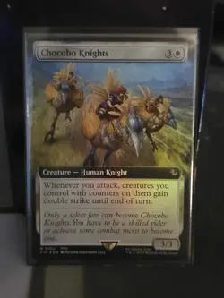 Chocobo Knights (Extended Art) FOIL - Commander: FINAL FANTASY (FIC) 0102 - Image 1