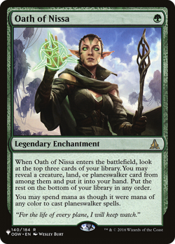 Oath of Nissa #140 | Near Mint | The List PLST | Magic MTG - Image 1