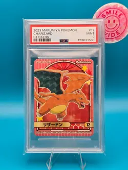 PSA 9 - 2023 Marumiya Pokemon, Charizard, Stickers - Image 1
