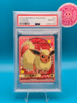 PSA 10 - 2023 Marumiya Pokemon, Flareon, Stickers - Image 1