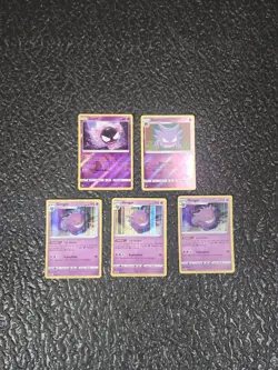 Pokemon Lot 3 Gengar 085/202 Holo, Gastly 67/214 Rev Holo And Haunter 69/214 Rev - Image 1