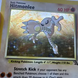 Hitmonlee 13/110 Holo Rare Legendary Collection Pokemon Card MP - Image 3