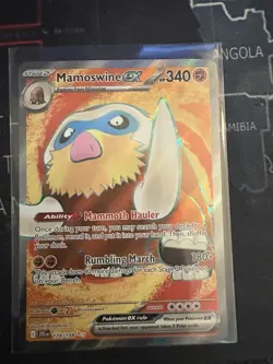 Pokemon TCG Mamoswine EX 174/159 Journey Together Ultra Rare NM Condition - Image 1