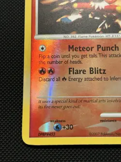 Infernape 5/130 REVERSE HOLO RARE Pokemon Diamond & Pearl Base Set LP - Image 5