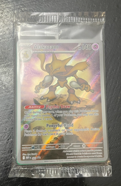 Pokemon TCG Alakazam MEP 009 2025 Mega Evolution Black Star Promo NM (Sealed) - Image 1