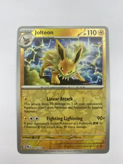 Pokemon TCG Jolteon 029/131 Reverse Holo Rare Prismatic Evolutions Near Mint - Image 1