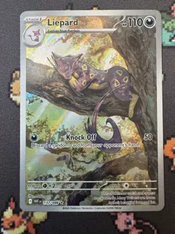 Liepard 137/086 Illustration Rare Scarlet & Violet: White Flare Pokemon TCG - NM - Image 1