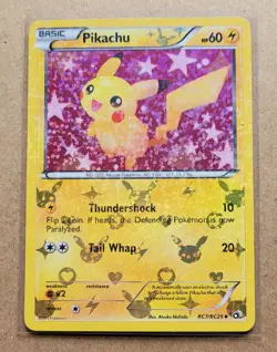 Pikachu RC7/RC25 Legendary Treasures: Radiant Collection Holo - Image 1