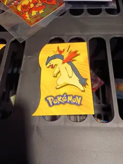 2001 Topps Pokemon Johto Series 1 Typhlosion Die-Cut #6 - Image 1