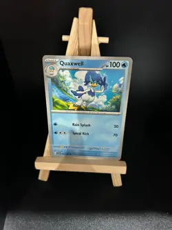 Quaxwell 053/198 Pokemon Karte TCG aus Karmesin und Purpur EN - Image 1