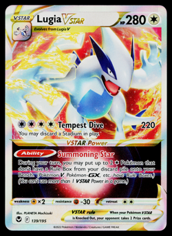 LUGIA VSTAR 139/195 SILVER TEMPEST POKEMON TCG - Image 1