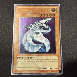 Yu-Gi-Oh Cyber Dragon CRV-EN015 Ultimate Rare 1st Edition LP Condition - Image 1