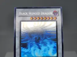 YuGiOh Black-Winged Dragon TSHD-EN040 1st Edition Ghost Rare LP - Image 3