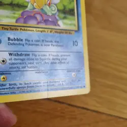 SQUIRTLE 63/102 POKEMON CARD (BASE SET) - Image 5