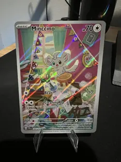 Minccino Pokemon Card Holofoil Basic Collectible Trading Card - Image 1
