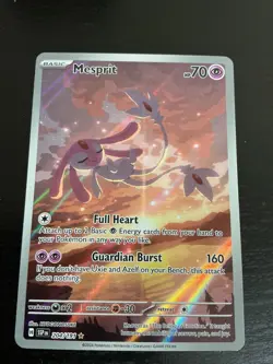 Pokemon TCG Mesprit Illustration Rare Holo Card 204/191 Sv08: Surging Sparks NM - Image 3