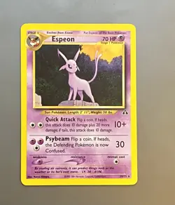 Espeon 20/75 - Neo Discovery Set - Rare 2001 Pokemon Card - NM/Mint - Image 1