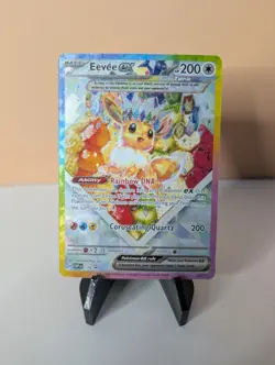 Pokemon TCG Eevee EX 174 Prismatic Evolutions Black Star Promo Card - Image 1