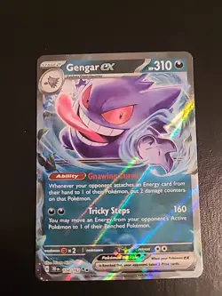 Gengar ex - 104/162 - Pokemon Temporal Forces Ultra Rare Card NM - Image 1